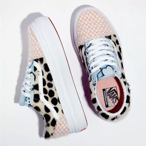 VANS Mixed Cozy Super ComfyCush Old Skool Skate Shoes Sneakers